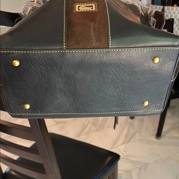 Dooney & Bourke Brown Leather Maya Hobo Bag - Picture 8 of 9